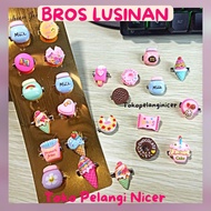A DOZEN Cute Food Series Clay Brooches - - DOZEN Brooches - Cute Small Brooches - Hijab Chin Brooche