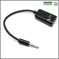 3.5mm Audio Splitter Headphone Splitter Mic For Smart Phone