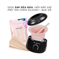 [ TẶNG CHÉN SILICON] Combo Nồi Nấu Sáp Wax Lông Pro 100  Wax Nách  Râu Tiết Kiệm HY WAXING