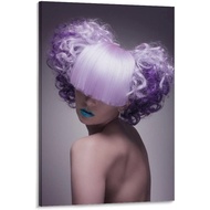 Hair Salon Ladies Hairdressing Poster Hair Styling Design Canvas Painting Wall Art Poster for Bedroo