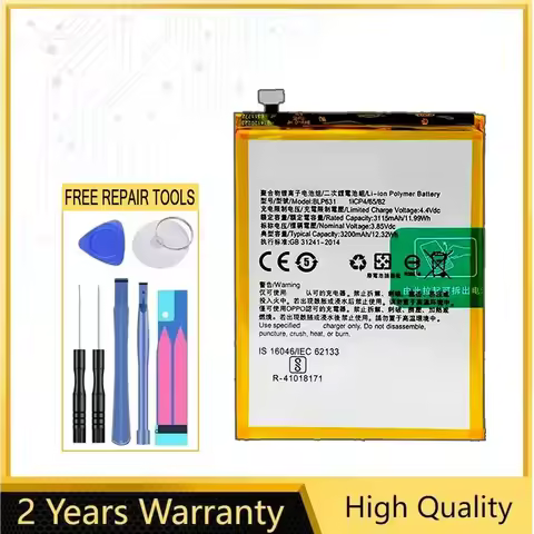 BLP631 Battery For Oppo F3 F5 Youth CPH1725 A73 A75 A77 CPH1715 Mobile Phone