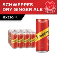 Schweppes Ginger Ale Can 320ml x 12