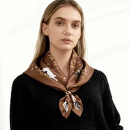 波蘭貓與瑜伽士 雙面絲巾絲巾環臻禮套裝 Jardin Des Fontaines