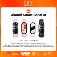 Xiaomi Smart Band 10 I 1.72'' AMOLED display I 150+ Sports modes I Up to 21days Battery life I 5ATM 