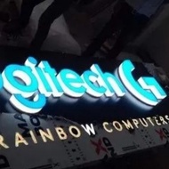 Huruf Timbul Acrylic LED Tinggi 30cm