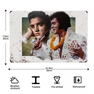 Elvis Metal Tin Sign 8x12in Wall Plaque House Cafe Bar Home Decoration Plate Room Vintage Iron Poster Wall Painting Post