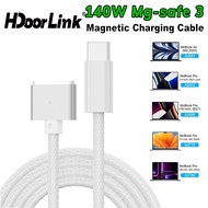 HdoorLink USB C To Magnetic 3 Charging Cable For (Mac)Book Pro Air M2 A2442 A2485 A2681 140w Charger