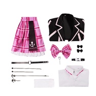 【COSER 77】Virtual YouTuber Custome Minato Aqua Cosplay ชุดเดียวกัน cos วิทยาลัยวิทยาลัยชุดโลลิต้า J