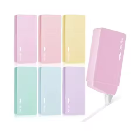 Aesthetic Correction Tape, 0.2" x 236",,Pastel Colors Cute Correction Tape