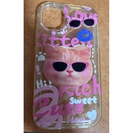 iPhone 11 Case Clear Color Cat Shape Second Hand