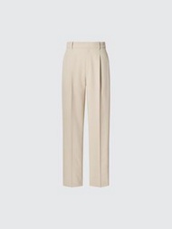 NEW 全新 || 原1290 UNIQLO Miracle Air 感動打褶長褲 西裝褲 XL 米色 快乾輕量透氣