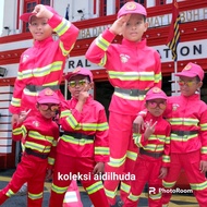 baju bomba budak / baju askar budak / baju pekerjaan / baju kerjaya / heavy work / kontraktor / topi