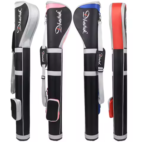 Golf Gun Bag Golf Club Bag 1680 Nylon Fabric Golf Club Bag 6-7 Pcs Golf Supplies Storage Convenient 