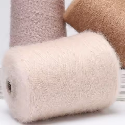 500g real silk mohair yarn, fine handmade DIY weaving, wiring, scarf, shawl, sweater thread