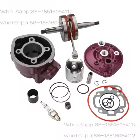 Motorcycle 90cc Big Bore Cylinder Kit & Crankshaft For Generic Trigger 50 SM X Competition 50cc AM6 