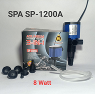 Aquarium Power Heads SPA 3 In 1 SP-1200A 8 Watt / pompa aquarium spa sp 1200 / pompa aquarium spa sp 1200a / pompa spa 1200 / spa sp 1200 / spa 1200 / power head spa 1200 / Pompa Aquarium Spa / pompa celup spa / pompa celup spa sp 1200