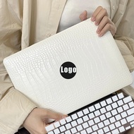 White Crocodile Texture Leather for Macbook Case  for 2022 Macbook Air M2 Pro 14 A2442 2021 A2681 A2