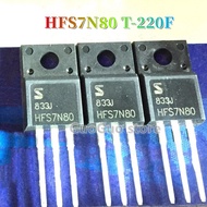 5pcs HFS7N80 TO-220F 7N80 TO220F 7A/800V N-channel MOSFET transistor New Original