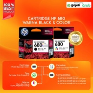 CARTRIDGE 680 BLACK & WARNA ORIGINAL
