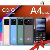 มือถือปุ่มกดรุ่นใหม่  Apro A4 Plus 2 ซิม 3G/4G l หน้าจอ 2.8 นิ้ว l แบต 1400 mAh(By Lazada SuperTphon