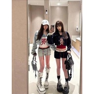 y2k Shorts y2k Yawen y2k Women's Clothing Yabi Style y2k Pants American y2k Millennium Contrast Colo