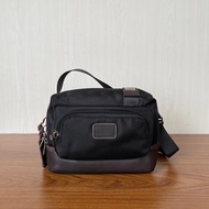 Tumi messenger bag 222305! Ballistic nylon wear-resistant waterproof fabric with leather super multi compartment!