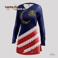 Jersi Merdeka Baju Merdeka Malaysia Tshirt Women Muslimah Jersey Baju Muslimah MALAYSIA MUSLIMAH Baj