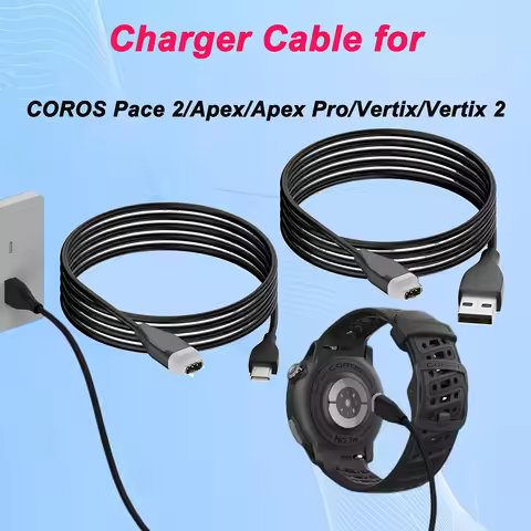 1M USB&Type-C Charger Cable for COROS Watch Compatible with COROS Pace 2/Apex/Apex Pro/Vertix/Vertix