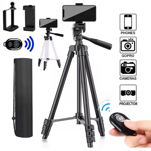 NA-3110 Phone Tripod Stand 102cm Universal Photography for Gopro iPhone Samsung Xiaomi Huawei Phone