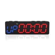 Workout Clock with Battery Portable Mini Gym Timer with Built-in Magnet for Home Gym Programmable Co