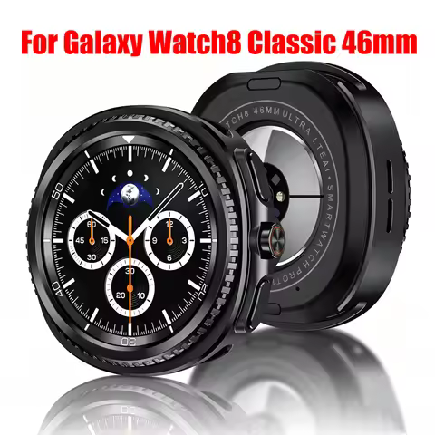 Titanium Case For Samsung Galaxy Watch 8 Classic 46mm Metal Armor Drop Resistant Protector Cover For