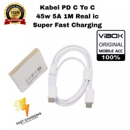 Samsung Data Cable 45W C to C Fast Charging 5A C to C Charger Cable 5A Fast Charging Original 45W PD