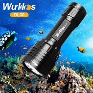 Wurkkos DL30 21700 LH351D High CRI Magnetic Control Ring Switch 3600lm Triple Diving Flashlight