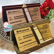 [REPLIKA CEK] Cek Hantaran dengan Box Baldu / Cek Mask Kahwin / Mockup Cheque Hantaran / Cek Hantara