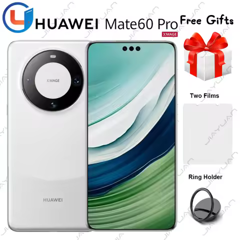 Original Huawei Mate 60 Pro 5G Mobile Phone 6.82" OLED 120Hz Screen Kirin 9000S HarmonyOS 4.0 Batter