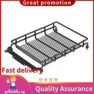 Metal 155X105mm Luggage Carrier Roof Rack Replacement Accessories for  SCX10  TRX4  D90  CC01 1/10 R