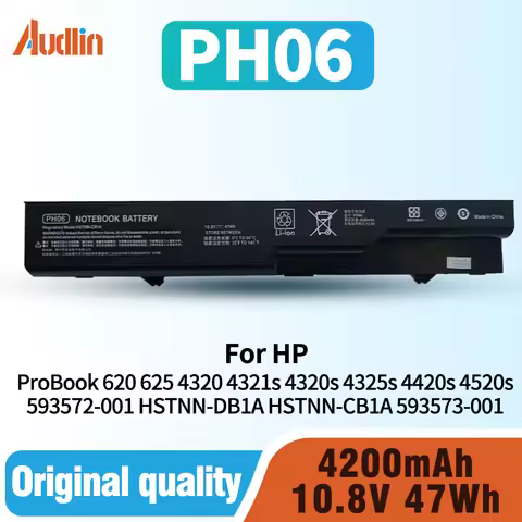 PH06 PH09 Battery 593572-001 HSTNN-DB1A HSTNN-CB1A 593573-001 for HP ProBook 620 625 4320 4321s 4320