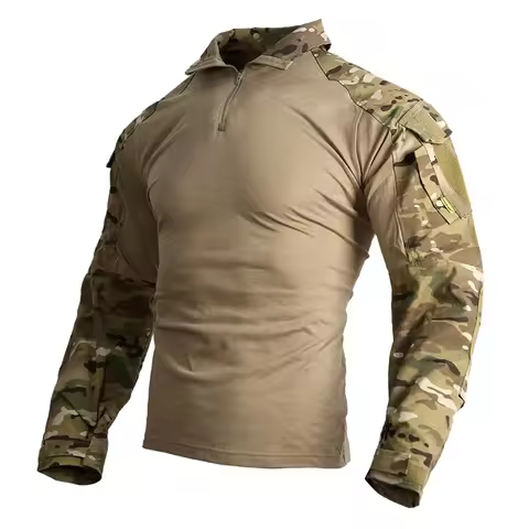 G3 Tactical Combat Shirts Mens Camouflage Tops T-shirts Outdoor Hunting Hiking Sports Shirt Training