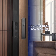 Solity Bundle: GEA-1000 + G1 | Push Pull Digital Lock Bundle | Dual Unlocking