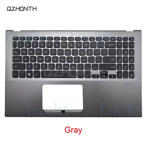 f New For Asus VivoBook 15 X512 A512 F512 Palmrest w/ US Keyboard (Non-Backlit)
