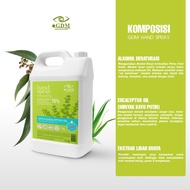 GDM Hand Sanitizer Gel 5 Liter Eucalyptus Antiseptik Gel BPOM Alkohol / Sanitizer Gel Murah BPOM