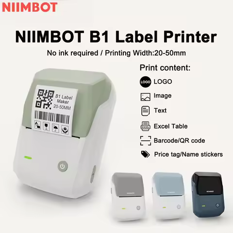 Quality product Niimbot B1 Label Printer Portable Handheld Thermal Mini Barcode QR Code Sticker Stic