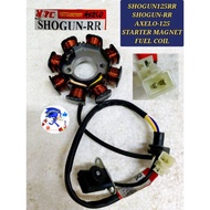 SUZUKI AXELO 125/ AXELO125 / SHOGUN125 RR / SHOGUN125RR SHOGUN 125RR FUEL COIL / MAGNET STARTER STAT