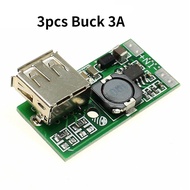 3 Cái Mô Đun Sạc Xuống 12V Đến 5V Mô Đun Nguồn DC-DC Buck Mô Đun Bước Xuống Sạc USB Đầu Ra 3A