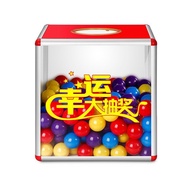Acrylic Lucky Small Box Large Lottery Box Transparent Annual Meeting Props Box Company 6NB5