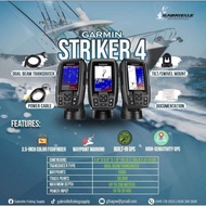 COD Garmin Striker 4 + Transducer Fish Finder with GPS | 1 Year Warranty | Complete Set