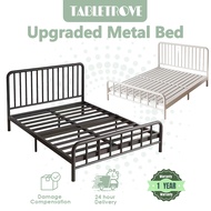 TABLETROVE Queen Metal Bed Frame with Bed Plate Queen/Super Single Katil Besi Katil hostel Bed Base 