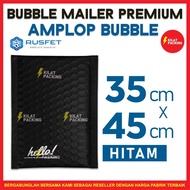 BUBBLE ENVELOPE 35X45CM - BUBBLE MAILER - BUBBLE PACKING HELLO PREMIUM BLACK