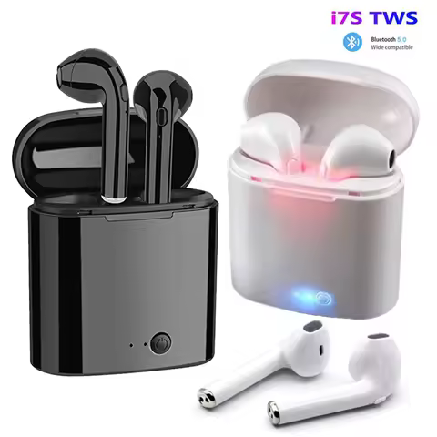 Original i7s TWS Fone Wireless Earphones Bluetooth Headphones with Charging Box Earbuds for Smart Ph