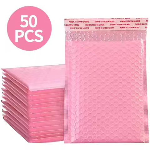 50PCS Bubble Mailers Padded Envelopes Lined Poly Mailer Shockproof Mailer waterproof Mailer Self Sea
